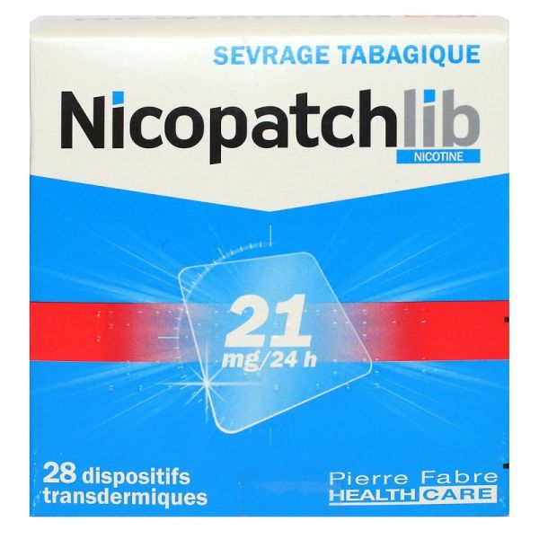 Pierre Fabre - Nicopatchlib 21Mg/24H Dispositif transdermique- 28 patchs