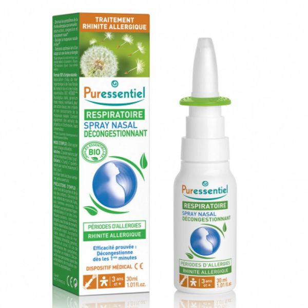 Puressentiel - Respiratoire Spray nasal décongestionnant - 30ml