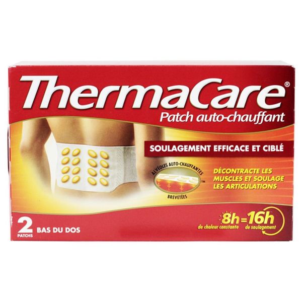 ThermaCare - Patchs auto-chauffant douleurs dorsales - 2 patchs