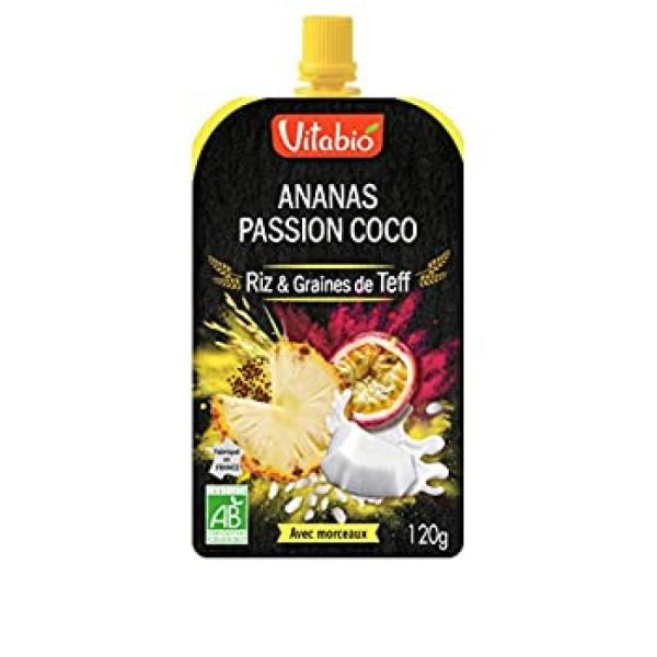 Vitabio - Gourde ananas passion coco - 120 g