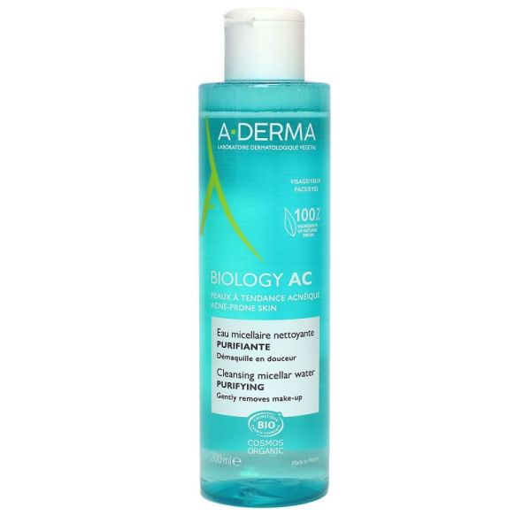 Aderma - Biology AC - Eau micellaire nettoyante - 200 ml