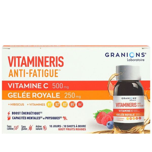 EA PHARMA - GRANION - Vitamineris anti fatigue - 10 Shots