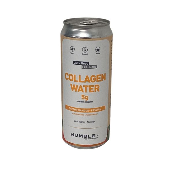 Humble+ - Collagen water boisson pétillante Mangue passion - 330ml