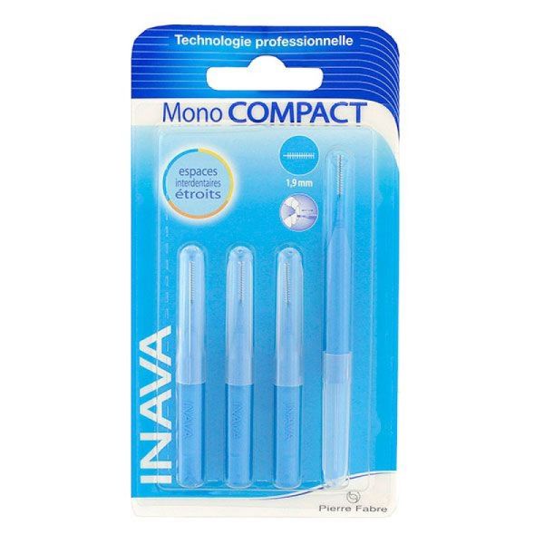 INAVA - Mono COMPACT - 4 brossettes interdentaires