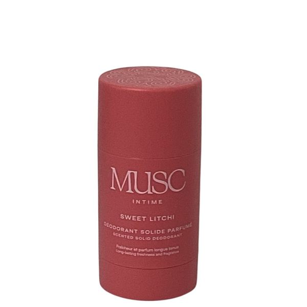 Musc Intime - Déodorant solide parfumé Sweet Litchi - 50g