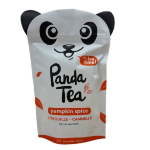 Panda Tea - Pumpkin spice citrouille cannelle - 28 sachets