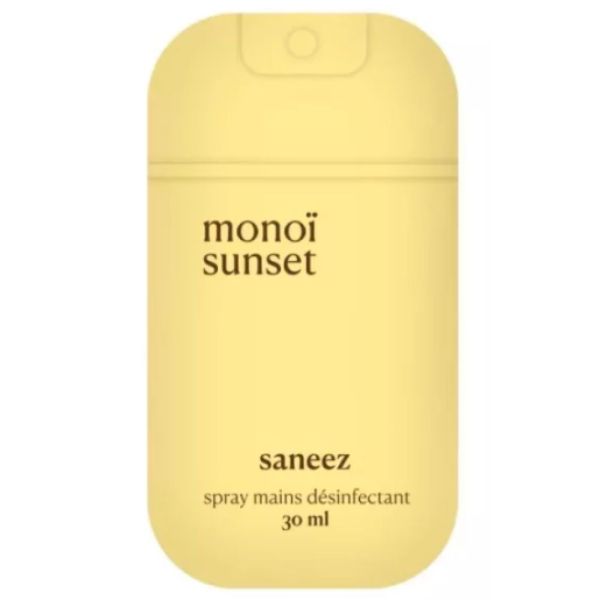 Saneez - Spray Désinfectant Mains Monoï Sunset - 30ml