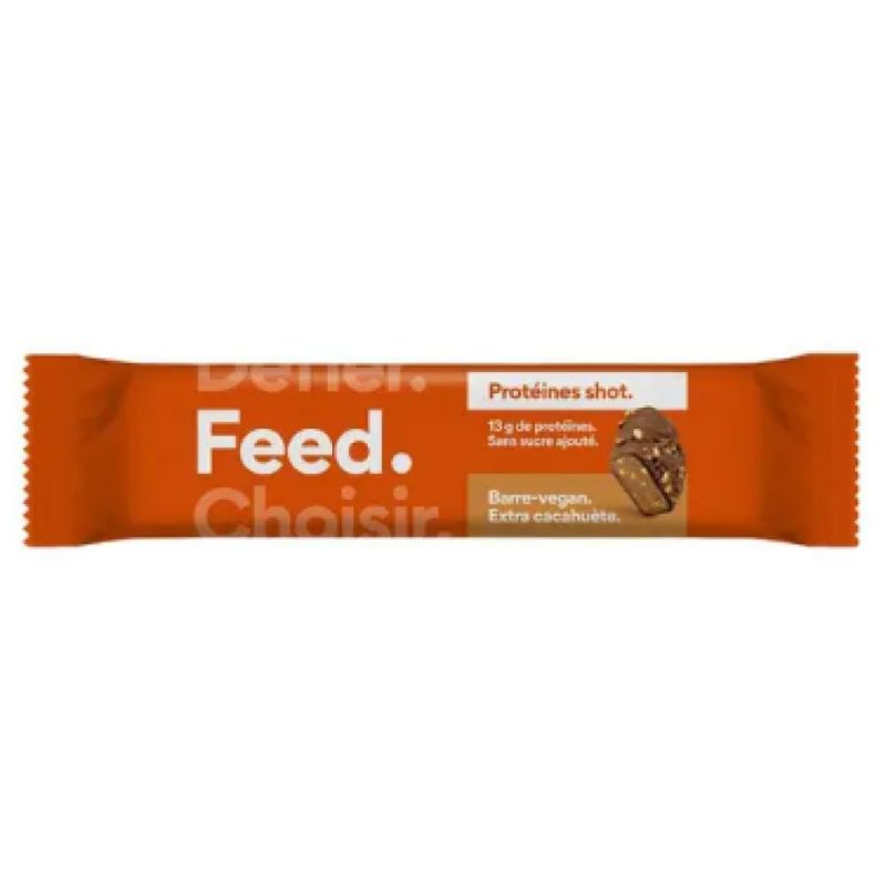 FEED S?ACK BARRE CACAHUETE PORTEINE SHOT